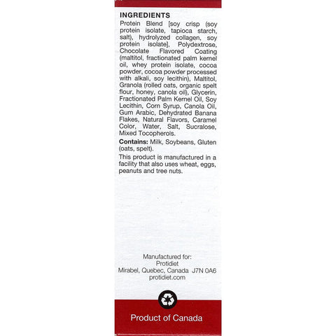 ProtiDiet Banana Bread Bar \ 7 Servings Per Box