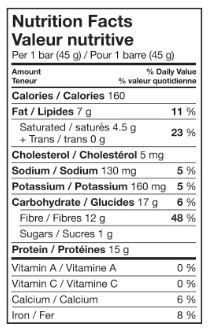 Chocolate Crisp Bars / 7 Servings Per Box