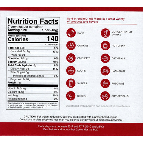 ProtiDiet Peanut Surprise Bar \ 7 Servings Per Box