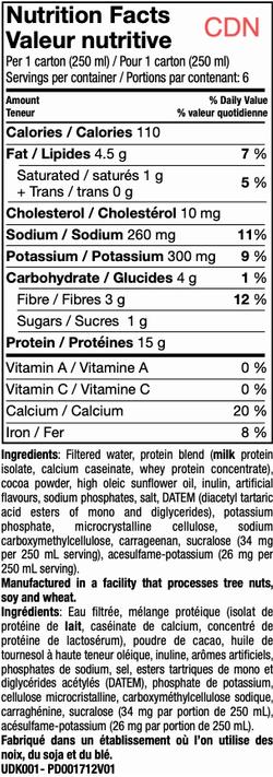 Chocolate Ready To Drink / 6 Servings Per Box