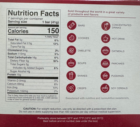 ProtiDiet Chocolate Mint Bar \ 7 Servings Per Box