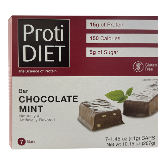 ProtiDiet Chocolate Mint Bar \ 7 Servings Per Box
