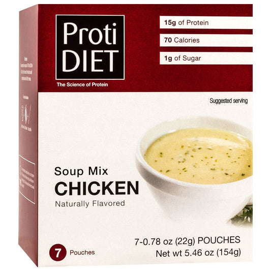ProtiDiet Chicken Flavor Soup \ 7 Servings Per Box