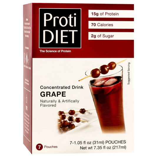 ProtiDiet Grape Concentrate \ 7 Servings Per Box