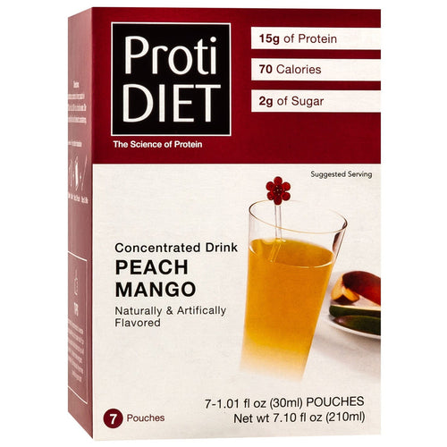 ProtiDiet Peach Mango Concentrate \ 7 Servings Per Box