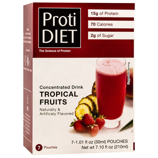 ProtiDiet Tropical Fruit Concentrate \ 7 Servings Per Box