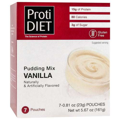 ProtiDiet Vanilla Pudding \ 7 Servings Per Box