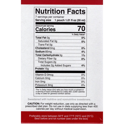 ProtiDiet Tropical Fruit Concentrate \ 7 Servings Per Box