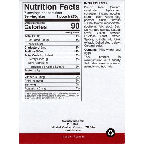 ProtiDiet Beef Vegetable Soup \ 7 Servings Per Box