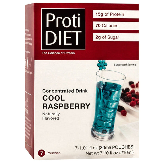 ProtiDiet Cool Raspberry Concentrate \ 7 Servings Per Box