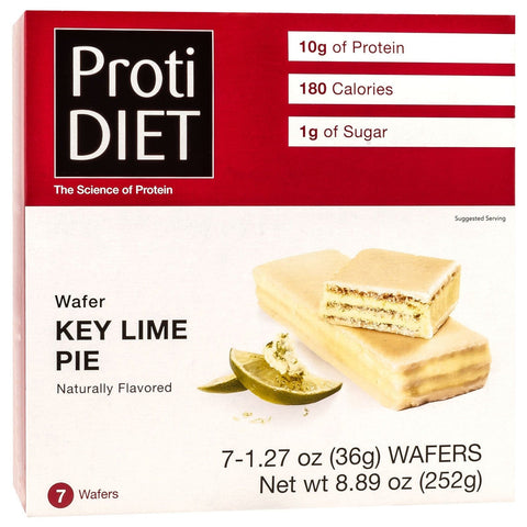 ProtiDiet Key Lime Wafers \ 7 Servings Per Box