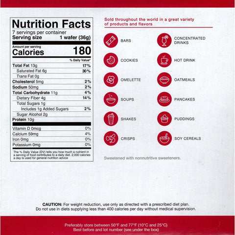 ProtiDiet Key Lime Wafers \ 7 Servings Per Box